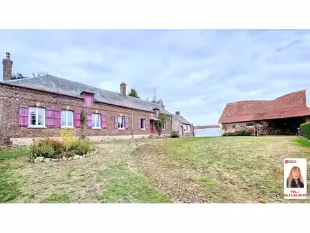 baisse de prix - villers sur auchy - longère de 92.17 m2 - 3 chambres + batiment de 80 m2 