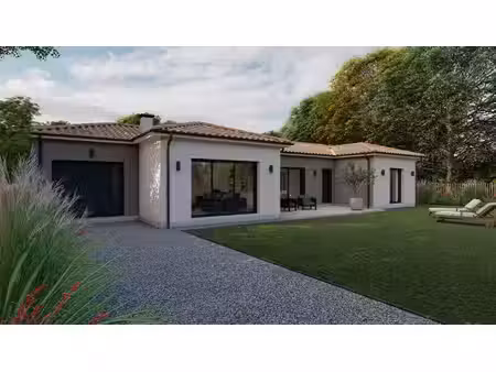 terrain avec maison neuve à vendre