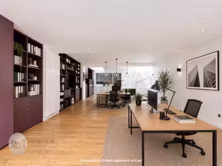 vincennes centre – bureaux atypiques de 152 m² au sol avec te