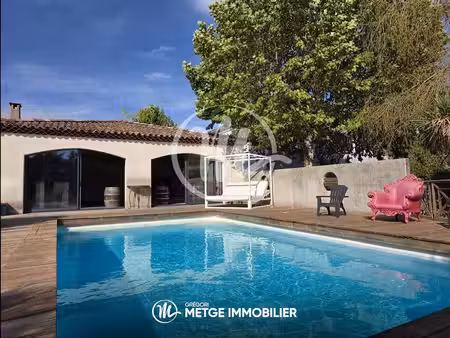 méjannes-lès-alès villa familiale 152 m2 pool house 100 m2 terrain 5 800 m2