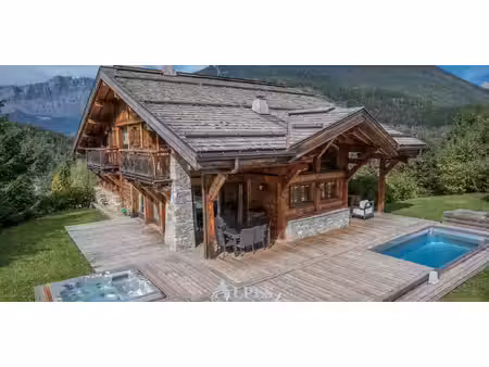 chalet avec vue panoramique et terrasse les houches (74)