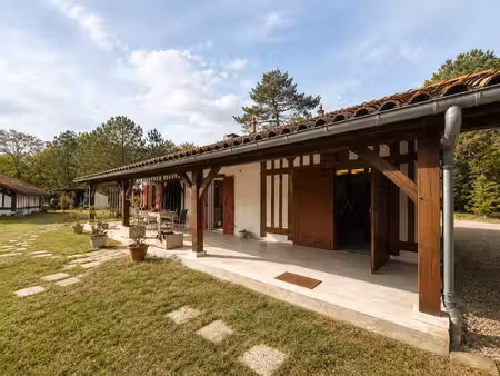 authentique maison landaise de plain-pied au cœur du parc naturel régional des landes de..