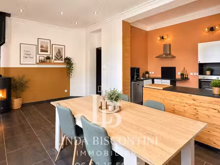 bully-les-mines – maison 165 m² – 4 chambres – local professionnel – garage – jardin