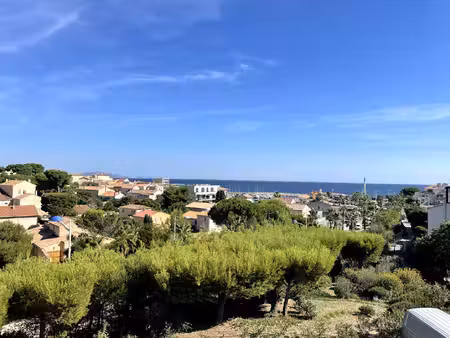 appartement sausset les pins 1 pièce(s) 28.23 m2 belle vue mer  grande terrasse fermée