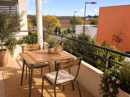 jacou – t2 45 54 m² avec terrasse et parking – idéal inves