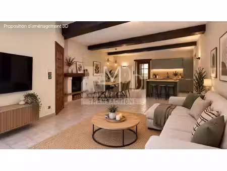 appartement t3 de 81m2 en rez-de-chaussée à rénover