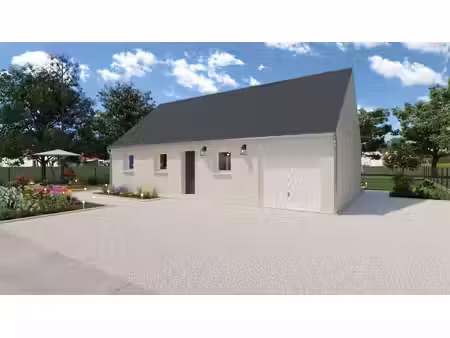 terrain avec maison neuve à vendre