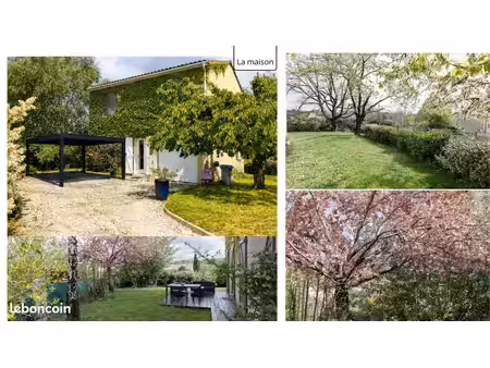 belle maison avec jardin et garage