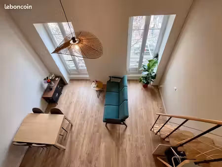 location appartement duplex meublé et climatisé bd baille marseille