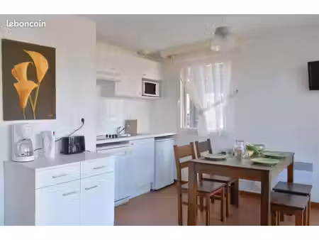 appartement 2 pièces  meublé  piscine en saison