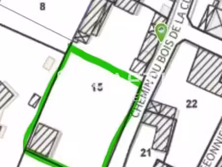 vente terrain à batir 1300 m² à roches-prémarie-andillé (86340)  110 000 €