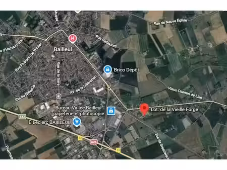 vente terrain 119990 m² à bailleul (59270)  119 990 €