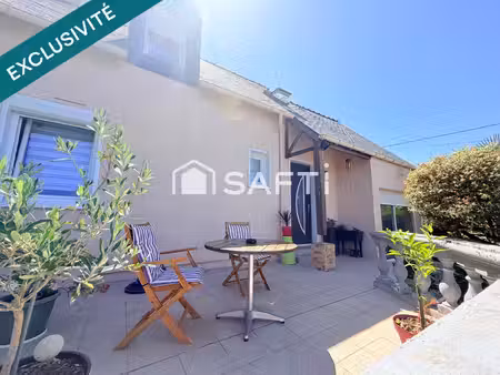 maison traditionnelle de 77m2  3 chambres sur terrain de 1490 m2 a saint jean brevelay