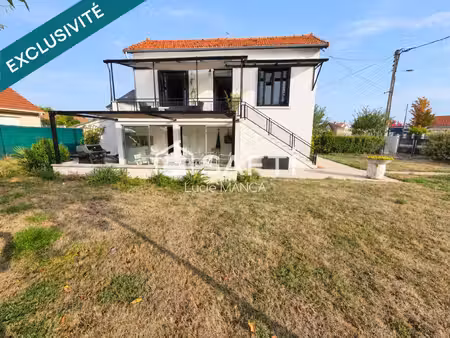 saint-rémy– maison rénovée de 106 m² avec terrain de 565 m².