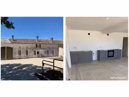 maison 3 chambres à 5 min de jonzac
