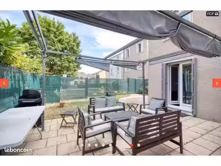 appartement f3 avec jardin lumineux meuble