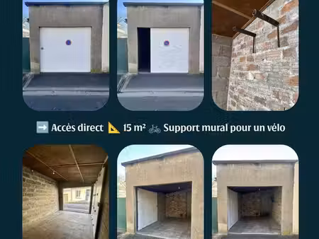 ◊ garage box fermé à louer | à 4 min à pied de la gare tgv de saint-pierre-des-corps