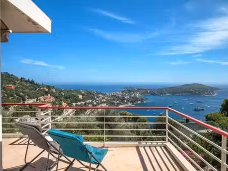 villa dans un domaine privé  à l'entrée de villefranche-sur-mer  vue panoramique sur la...
