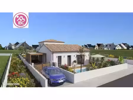 projet de construction d'une maison 65 m² avec terrain de 270m2 à saint-martin-de-crau (13