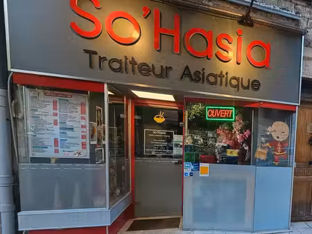 à vendre – fonds de commerce de restauration asiatique à emporter - 69000