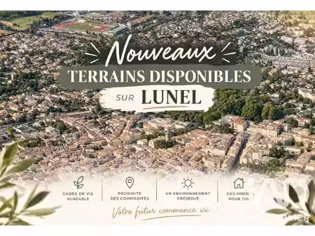 vente terrain à bâtir 808 m²