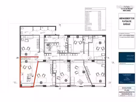 bureau 21 m²