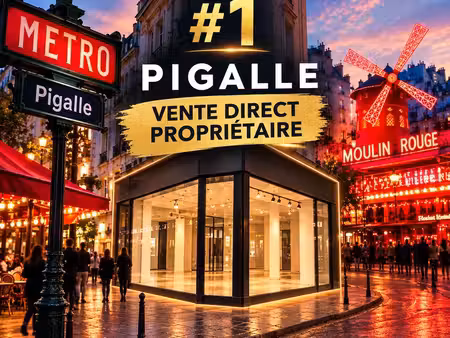 fonds de commerce - emplacement n°1 - pigalle