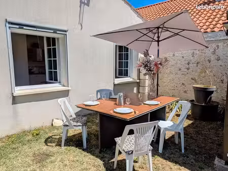 petite maison meublée classée 2 étoiles à 350m plage royan pontaillac loft 30m² 1pièce + j