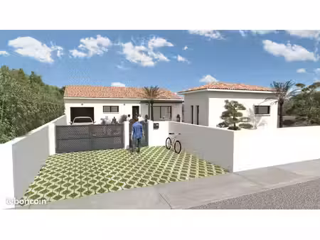 projet de construction d'une maison 107.31 m² avec terrain à bizanet (11)