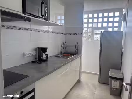 t3 meublé & équipé – 2 chambres – balcon