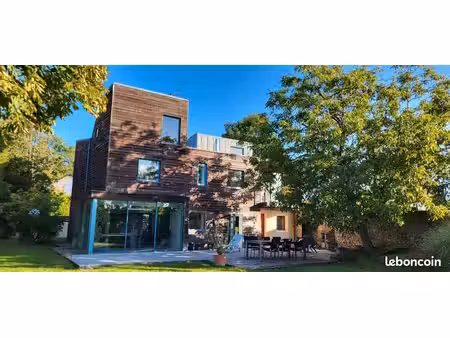 maison atypique 192m2-vue champ-cheminée design-puisart/cuve 5000l