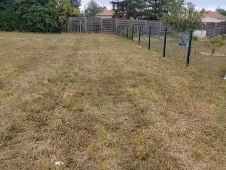 terrain à bâtir viabilisé