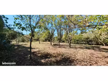 beau terrain arboré constructible de 592m²