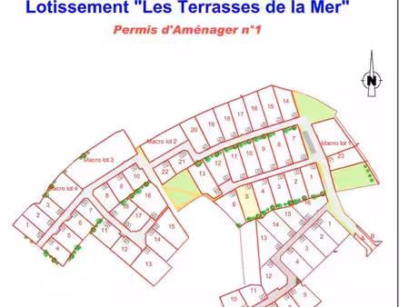 terrain viabilisé 511m2