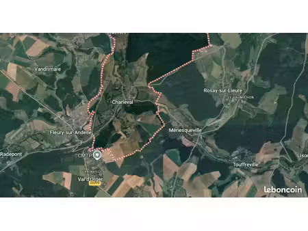 terrain 1 500 m² charleval