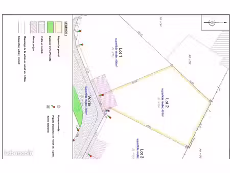 terrain 491 m² roinville