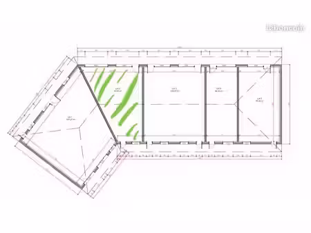 local commercial lafitte vigordane 77m2