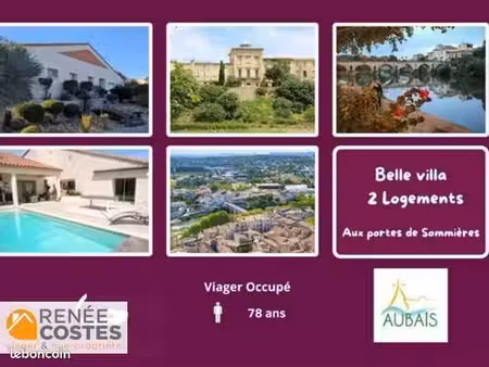 maison en viager 6 pièces 222 m²