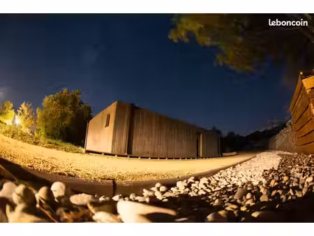 rare : lodge neuf avec dépendance 2023 sur terrain arboré de 2 782 m² - gard  à 10 min des