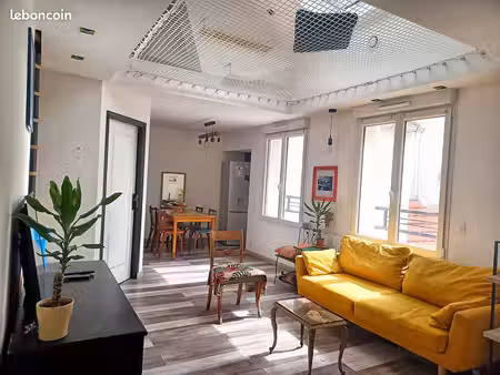 loue loft meublé 52 m²/2 pièces- saint-denis - 1270