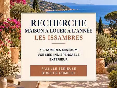 rechercher maison à louer à l’année - les issambres