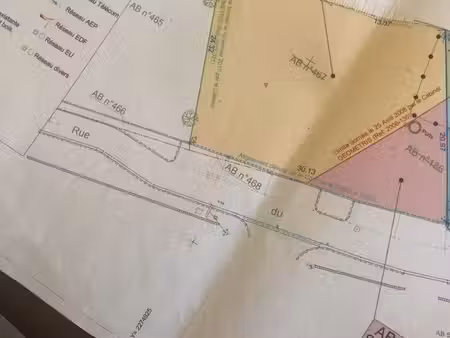 vends terrain à batir à jonqières 34725