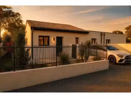 pomérols – maison neuve 75 m² + garage