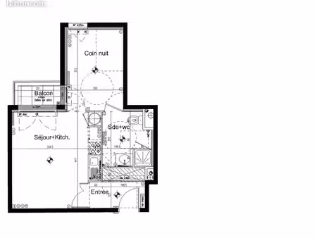particulier vend appartement hypercentre le rheu (35650) - 38m² + garage box 12m²