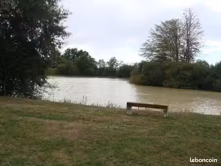 terrain etang pêche et loisirs