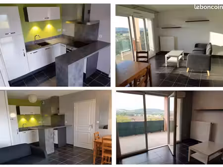 loue t2 meuble 43m2 - isle d'abeau