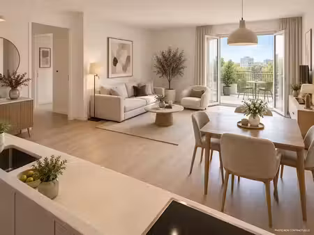 vente appartement 3 pièces 61 m² à courbevoie (92400)  548 000 €