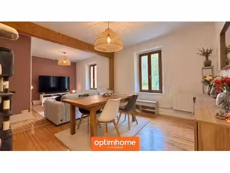 maison mitoyenne en pierre – potentiel 2 logements – 4 chambres – jardin – petit garage