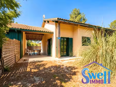 maison t3 52m² terrasse couverte dans résidence avec piscine