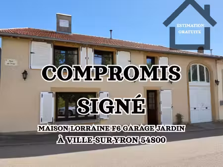 maison f6 à ville-sur-yron avec jardin et garage